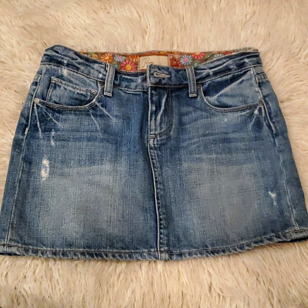 PAIGE denim skirt, size 24